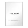 Poster&Frame Spejl H 50 x B 50 cm - Træ/glas - Hvid