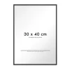 Poster&Frame Spejl H 40 x B 30 cm - Træ/glas - Sort