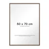 Poster&Frame Spejl H 70 x B 50 cm - Træ/glas - Dark oak