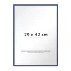 Poster&Frame Spejl H 40 x B 30 cm - Træ/glas - Blå