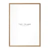 Poster&Frame The Frame Ramme B 15 x L 21 cm - Egetræ