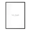 Poster&Frame The Frame Ramme B 30 x L 40 cm - Træ - Sort