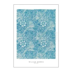 Poster&Frame William Morris Plakat - Blues B 50 x L 70 cm - Papir - Blå