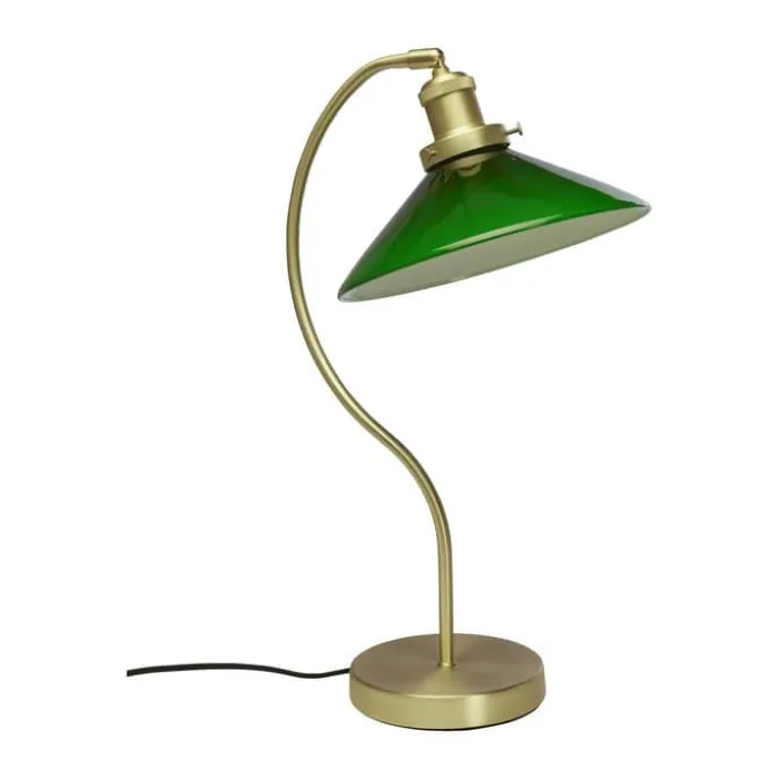 PR Home Axel Bordlampe H 51 cm - Glas/metal/messing - Grøn