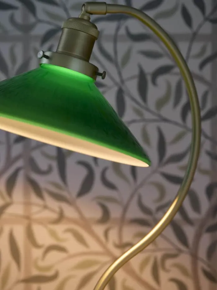 PR Home Axel Bordlampe H 51 cm - Glas/metal/messing - Grøn