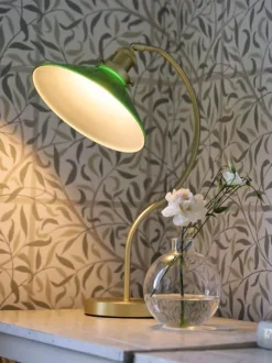 PR Home Axel Bordlampe H 51 cm - Glas/metal/messing - Grøn