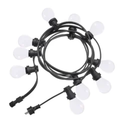 PR Home Bright Light Lyskæde L 7,2 cm - Plastik - Opal