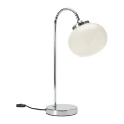 PR Home Elsy Bordlampe Ø 32 x H 51 cm - Jern/glas - Hvid