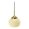PR Home Elsy Pendel Ø 18 cm - Jern/glas - Guldfarvet