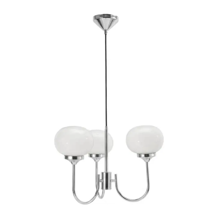 PR Home Elsy Pendel Ø 45 cm - Jern/glas - Hvid