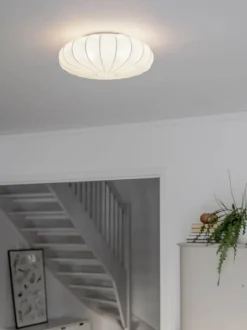 PR Home Franza Loftlampe Ø 42 cm - Bomuld - Hvid