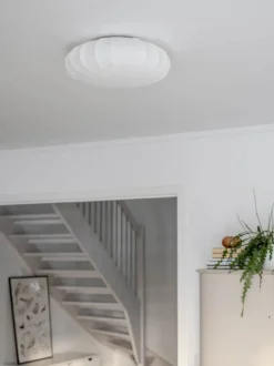 PR Home Franza Loftlampe Ø 42 cm - Bomuld - Hvid