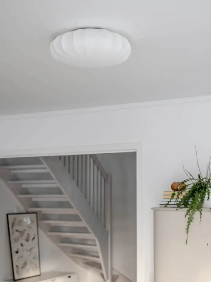 PR Home Franza Loftlampe Ø 42 cm - Bomuld - Hvid