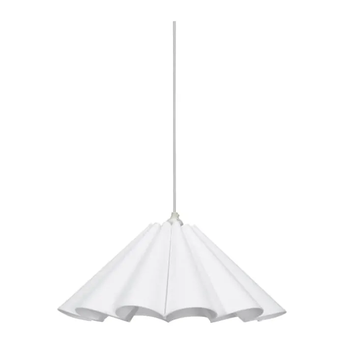 PR Home Freja Pendel Ø 19 x H 45 cm - Bomuld - Hvid