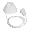 PR Home Ledningsophæng 2,1 meter - Pastik/stof - Hvid