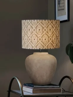 PR Home Lilly Bordlampe Ø 35 x H 50 cm - Keramik - Beige