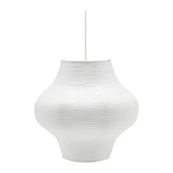 PR Home Sani Pendel Ø 44,5 cm - Rispapir - Hvid