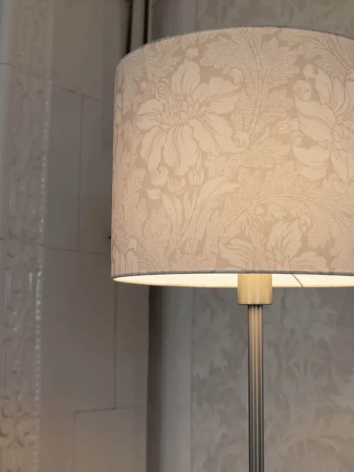 PR Home Sara Lampeskærm Ø 35 x H 25 cm - Polyester - Beige