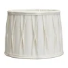 PR Home Sofia Plissé Lampeskærm Ø 25 cm - Hør - Hvid