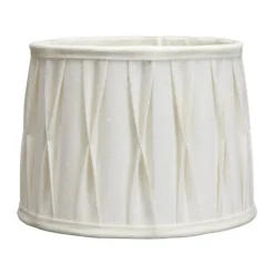 PR Home Sofia Plissé Lampeskærm Ø 25 cm - Hør - Hvid
