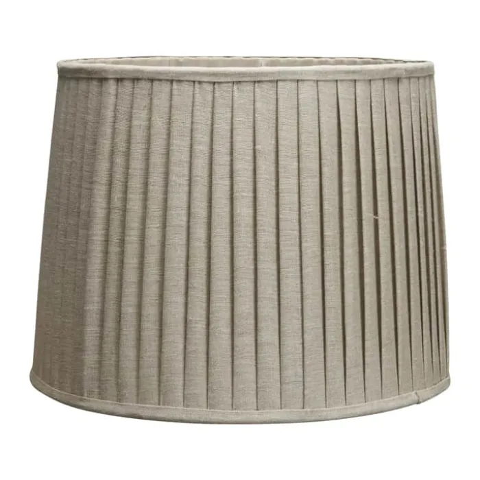 PR Home Sofia Plissé Lampeskærm Ø 20 cm - Hør - Beige
