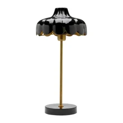 PR Home Wells Bordlampe Ø 24 x H 50 cm - Jern - Sort