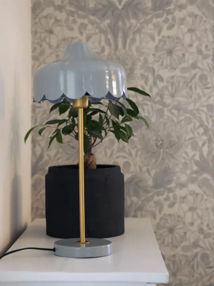 PR Home Wells Bordlampe Ø 24 x H 50 cm - Jern - Blå