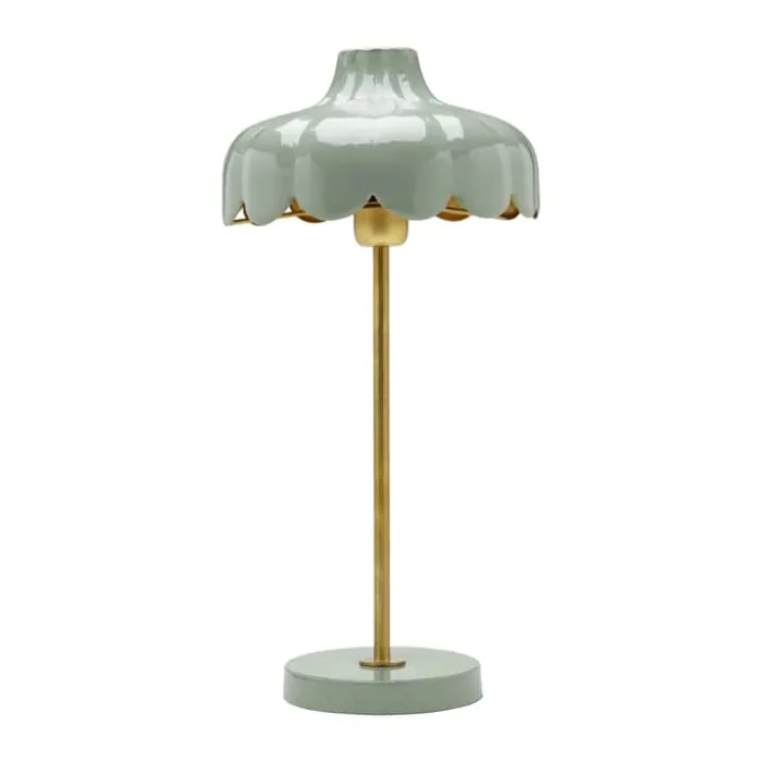 PR Home Wells Bordlampe Ø 24 x H 50 cm - Jern - Grøn