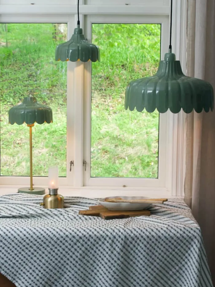 PR Home Wells Pendel Ø 45 cm - Jern - Grøn