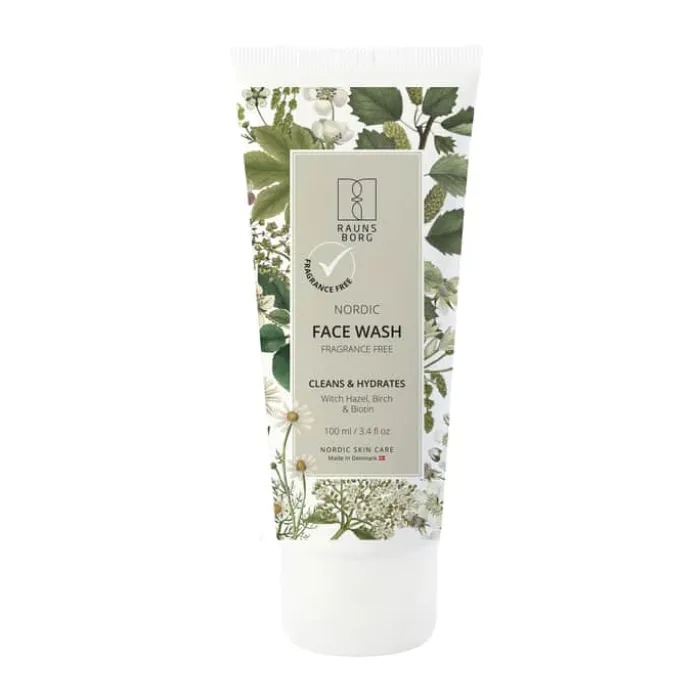 Raunsborg Nordic Face Wash 100 ml - Parfumefri, beroligende og fugtgivende