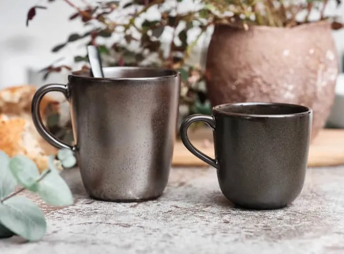 RAW by Aida Kaffekop 20 cl - Stentøj - Metallic Brown