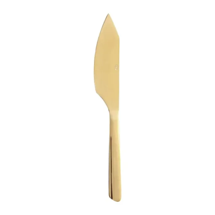 RAW by Aida Lagkagekniv L 28,7 cm - Rustfrit stål - Guldfarvet