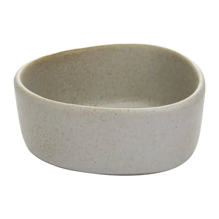 RAW by Aida Organic Skål H 10 x B 5 x L 12 cm - Stentøj - Sandy Beige