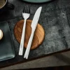 RAW by Aida Raw Kniv - 4 stk. L 22,5 cm - Stål - Blank
