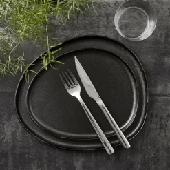 RAW by Aida RAW Organic Middagstallerken Ø 29 cm - Stentøj - Titanium Black
