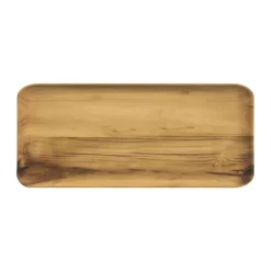 RAW by Aida RAW Rektangulær Middagstallerken B 14 x L 32,5 cm - Teaktræ - Natural