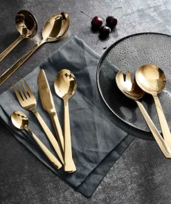 RAW by Aida Serveringsbestik Rustfrit stål - Guldfarvet