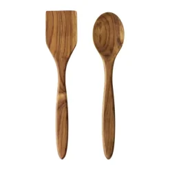 RAW by Aida Teak Paletsæt - 2 dele L 33 cm - Teaktræ - Natur