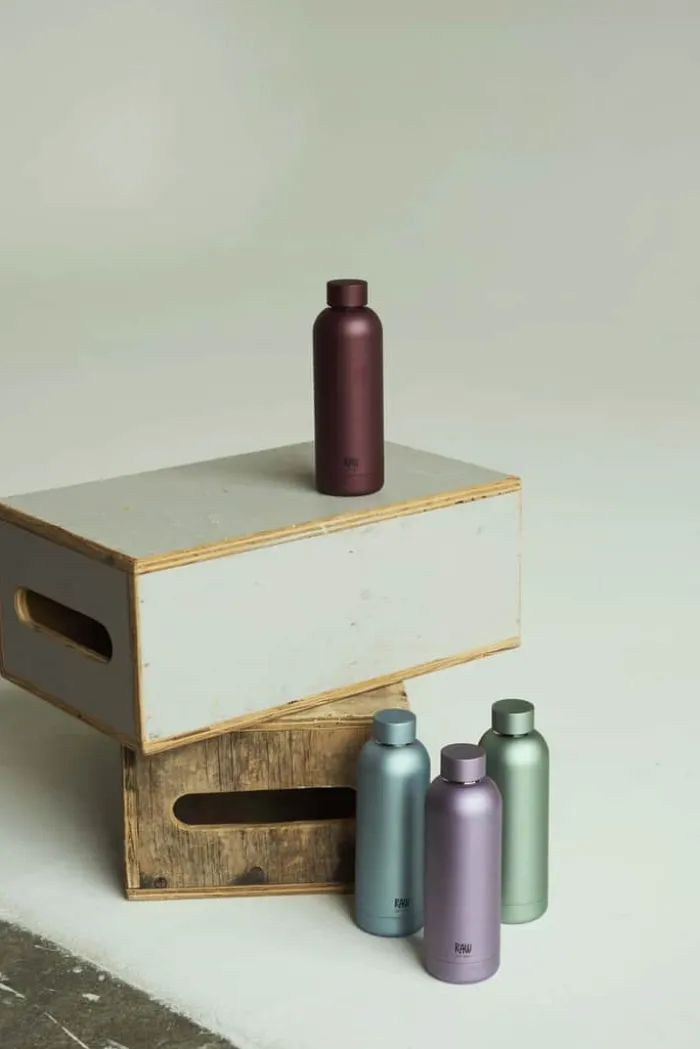 RAW by Aida To Go Termo Drikkedunk 500 ml - Stål - Matte plum