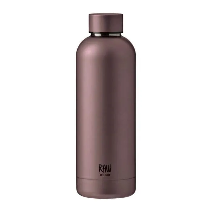 RAW by Aida To Go Termo Drikkedunk 500 ml - Stål - Matte plum