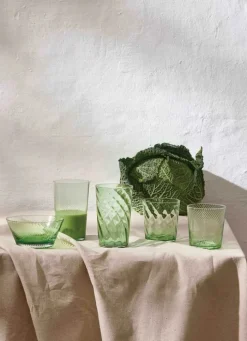RAW by Aida Unique Low Water Glas 30 cl - Glas - Green Optic