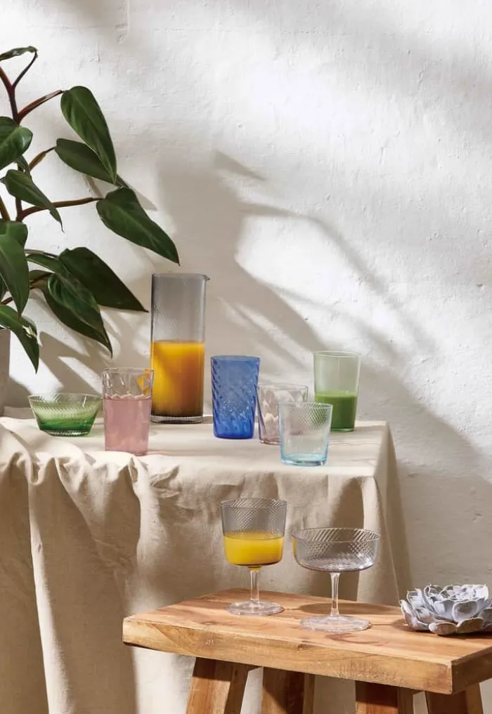 RAW by Aida Unique Vinglas 35 cl - Glas - Smoke Swirl
