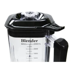 RAW X2,5 Turbo Blender 2,2 liter - 1800 Watt - Sort - Isknusningsfunktion