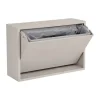 ReCollector Væghængt Toiletspand 4 liter - Genanvendt plastik - Silver Cloud Grey