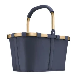 Reisenthel Carrybag Kurv H 29 x B 48 x L 28 cm - Genanvendt polyester - Blå/guldfarvet