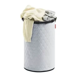 Reisenthel Homebasket Kurv 50 liter - Genbrugs polyester/aluminium -Frame Rhombus Light Grey