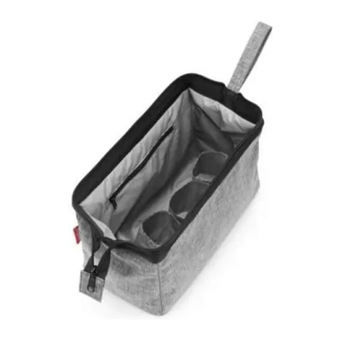 Reisenthel Kosmetiktaske H 18 x B 16 x L 13,5 cm – Genanvendt polyester – Twist silver