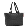 Reisenthel Shopper E1 H 26 x B 50 x L 16,5 cm – Genanvendt polyester – Sort