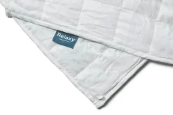 Relaxy Helårs Tyngdedyne B 140 x L 200 cm - Bambus vår/glasperler - 7 kg