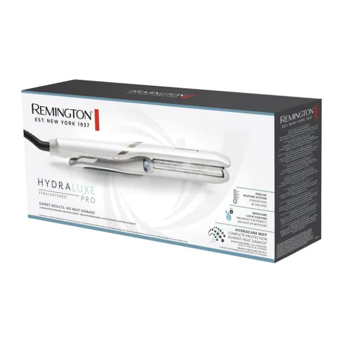 Remington Hydraluxe Pro Glattejern Op til 230 °C - 5 indstillinger - Hvid